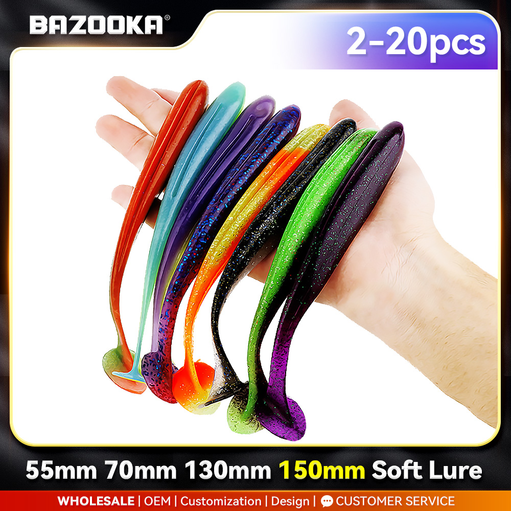 Fishing Lure Soft Plastic - Базука 100 мм 150 мм Рыболовная