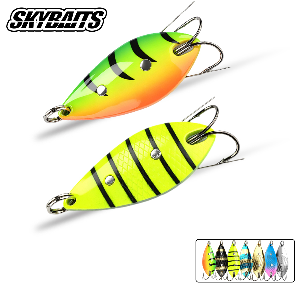 Fishing Lure Spoon - SKYBAITS 51 мм, 13 г, микроблесна-ложка