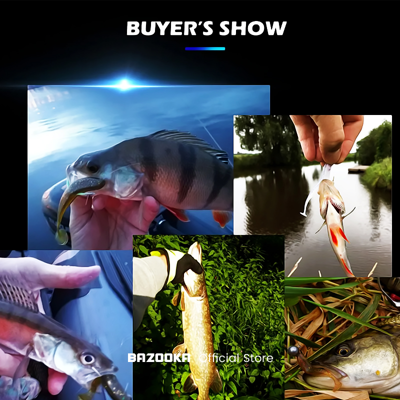 Базука 100 мм 150 мм Рыболовна – обзор и цена Fishing Lure Soft Plastic