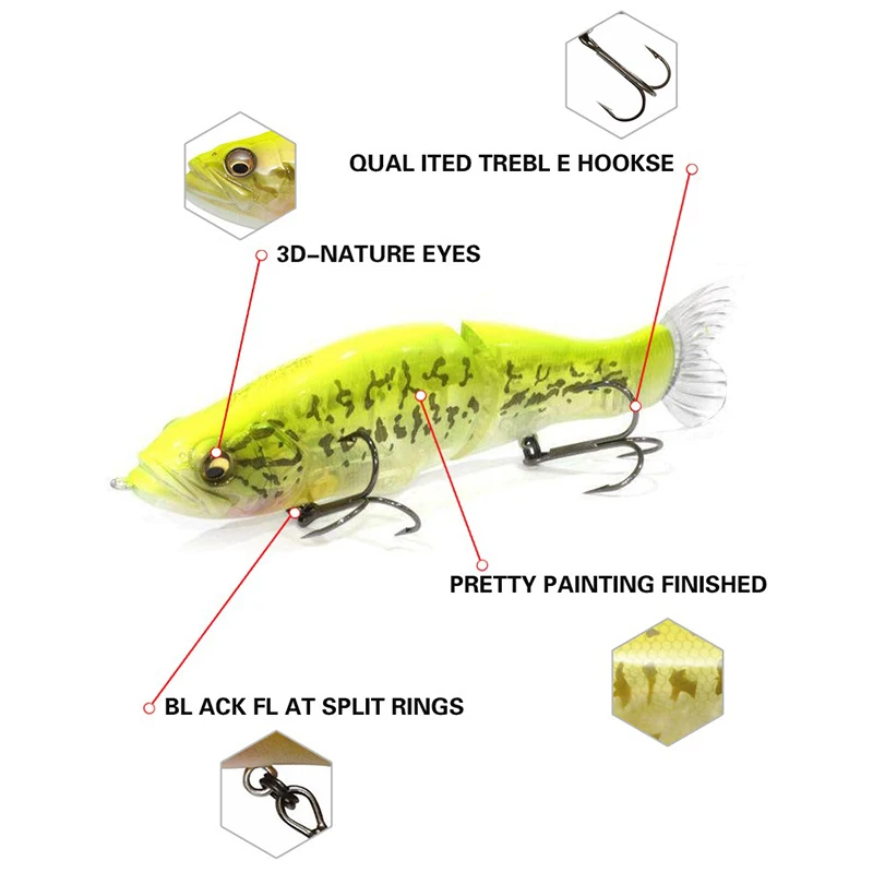 Воблер-приманка для рыбалки 13 – обзор и цена Fishing Lure Jerkbait